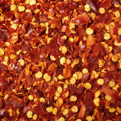 Crushed red chilli flakes with seeds for B2B export